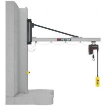 Vetter krantechnik - Grúa ligera mural de alum. Cap. 80 kg alc. 39 m - vetter