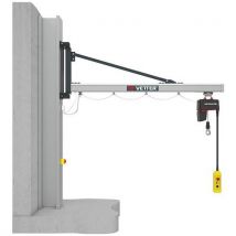 Vetter krantechnik - Grúa ligera mural de alum. Cap. 125 kg alc. 39 m - vetter