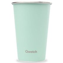 Vaso Acero Inoxidable Verde 470ml - Reutilizable y Ecológico - Qwetch