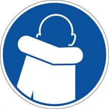 Taliaplast - Señal redonda rígida estornudar en el codo - ø 180 mm