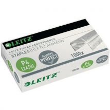 Leitz - Grapas leitz power performance p4 24/8 caja de 1000