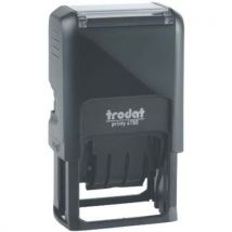 Trodat - Tampón fechador printy 4750l8 - negro - tinta negra