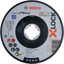 Bosch - Disco X-LOCK Expert para Metal - 125x2.5mm Plano - Corte Preciso Acero y Metales