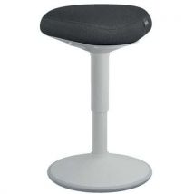 Leitz - Taburete para estar sentado actif con un cómodo asiento gris