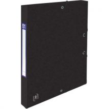 Elba - Caja clasificación topfile 24x32 4/10e lomo 25 mm negra