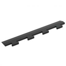 Plastex - Borde de pvc plastex chex macho longitud: 50 cm negro