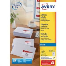 Avery - Etiquetas direcciones iny. Tinta blanco 991 x 339 mm