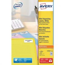 Avery - Minietiquetas blanco 46 x 111 mm