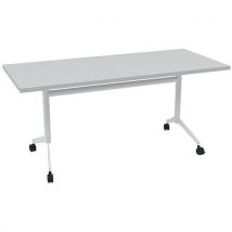 Quadrifoglio - Mesa de reunión - 160 x 70 x 73 - pop-up - gris/blanco