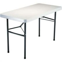 Lifetime - Table pliante rectangulaire hdpe 122x60m