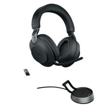 Jabra - Microaur. Cable evolve2 85 duo ms usb-a + link 380a + base