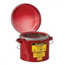 Justrite - Bidón de seguridad de sobremesa 238 x 191 rojo 6 l