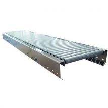 Somefi - Cinta transportadora inoxidable con rodillos de pvc - paso 50 mm - l 1500 mm