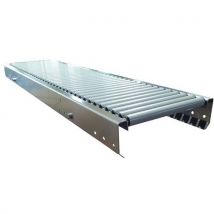 Somefi - Cinta transportadora inoxidable con rodillos de pvc - paso 35 mm - l 1500 mm