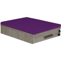 Simmob - Cojín ciruela para cajonera móvil