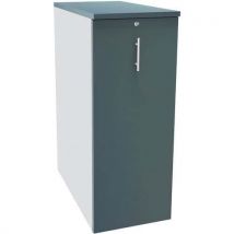 Simmob - Cajonera tower h114 3 baldas 1 ds blanco/azul arcilla