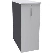 Simmob - Cajonera tower h114 3 baldas 1 ds antracita/blanco