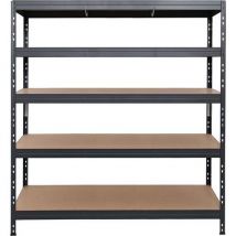 Manutan Expert - Estantería ligera rapid 3 évolution -1800x1500x450 antracita