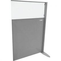 Manorga - Tabique sep. medio enchapado/plexi 175 cm; módulo adic.