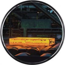 Dancop - Espejo de acero inoxidable de ø60 cm exterior e interior