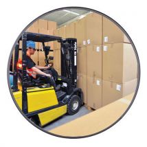 EUvex - Espejo industrial de 60x80 cm eco para exterior e interior