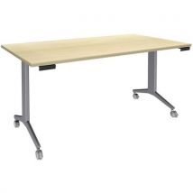 Simmob - Mesa 160x80 cm arce/pata aluminio