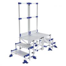Tubesca-Comabi - Pasarela meca modul de 3 peldaños long 2 m - 1 barandilla