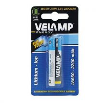 Velamp - Batería de iones de litio recargable 18650 37 v 2500 mah