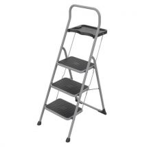 Artub - Escalerilla plegable de acero artuconfort - 3 peldaños