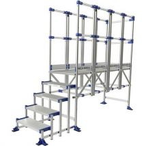 Tubesca-Comabi - Plataforma meca modul de 5 peldaños 2 m 3 baran.