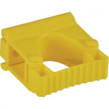 Vikan - Soporte de pared higiénico - clip grip - 83 cm - amarillo