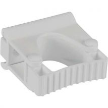 Vikan - Soporte de pared higiénico - clip grip - 83 cm - blanco