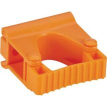 Vikan - Soporte de pared higiénico - clip grip - 83 cm - naranja