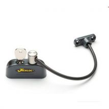 Jackloc - Tope de ventana con cable y llave - gris antracita - pro5
