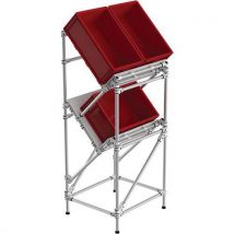 Trilogiq - Mini-rack para picking con estructura en v - 700x700x1740