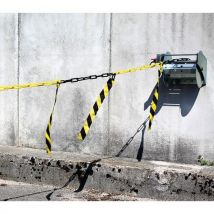 Novap - Desenrollador de cadenas con cintas amarillo/negro - 10 m