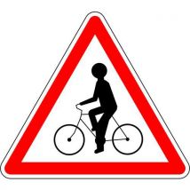 Kelias - Panel de señalización a21 peligro ciclistas - lacroix
