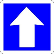 Kelias - Panel de señalización c12 sentido obligatorio