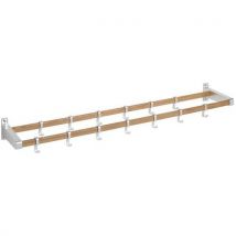 Gardelux by hermeta - Percha mural gardelux 1 tipo 5 17 perchas madera