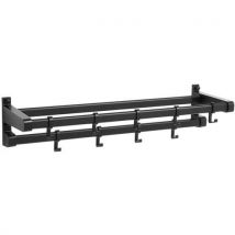 Gardelux by hermeta - Percha mural gardelux 1 tipo 6 13 perchas negro