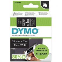 Dymo - Cajita de cinta dymo d1 col:blanco col:negro