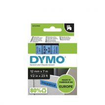 Dymo - Cinta de 12 mm con fondo azul y letra negra ref. 45016
