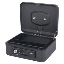 Negra - Apertura automática - Recepción y gestión del cambio - Caja para monedas 20 cm - Pavo