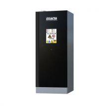 Exacta - Armario cf90 l900 puerta negra base + extintor + enchufes