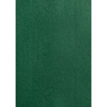 Pavo - Cubierta de cuero granulado a4 250 g - verde oscuro - pavo