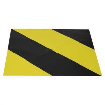 Gergosign - Zona de dos colores - 900 x 900 mm - amarillo y negro