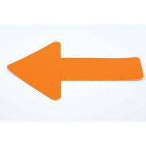 Gergosign - Marcado del suelo - flecha de 180 x 180 mm - color naranja
