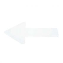 Gergosign - Marcado del suelo - flecha de 180 x 180 mm - color blanco