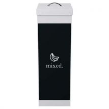 Paperflow - Papelera de recogida selectiva para desechos - negra