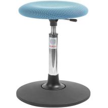 Taburete Sway Beta Tejido 3D Azul Claro - Ajustable 39-52cm - Carga 110kg - Global Professional Seating
